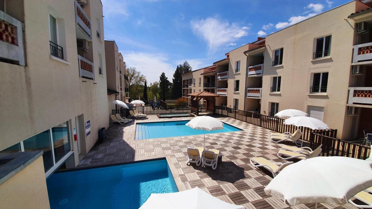 Apartamento Le Blanc-Martel - Piscine, Climatisation & Parking Gréoux-les-Bains Exterior foto