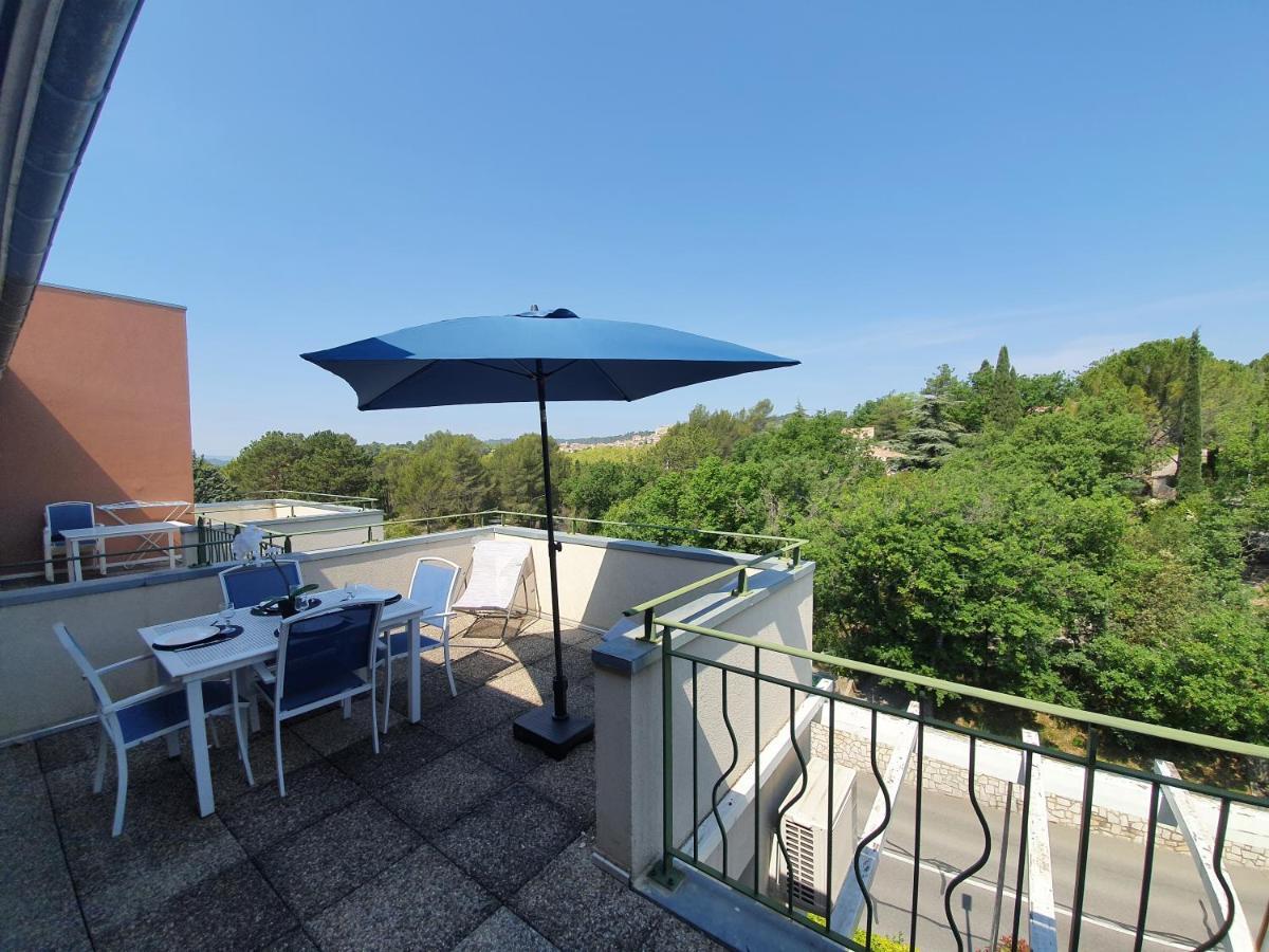 Apartamento Le Blanc-Martel - Piscine, Climatisation & Parking Gréoux-les-Bains Exterior foto