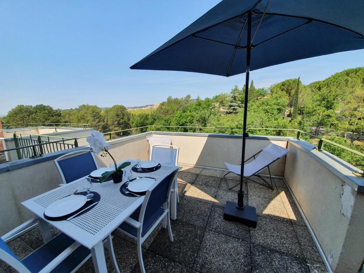 Apartamento Le Blanc-Martel - Piscine, Climatisation & Parking Gréoux-les-Bains Exterior foto